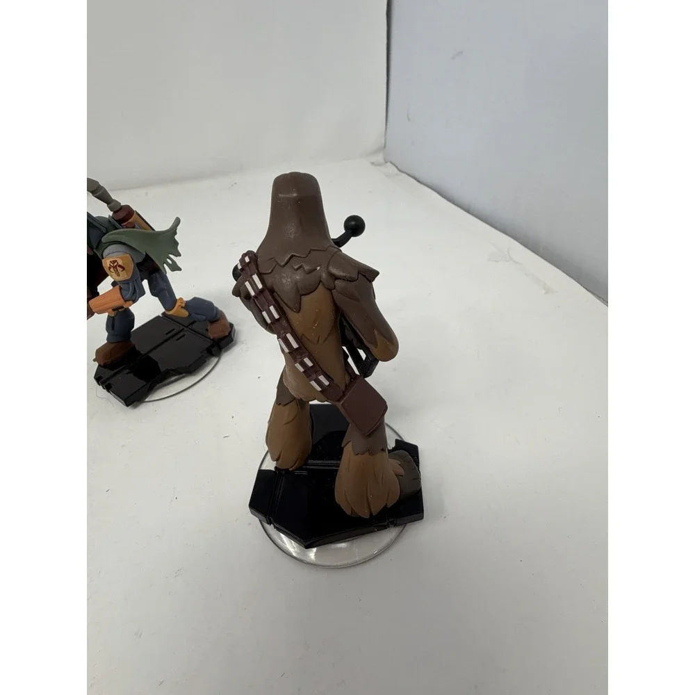 Disney Infinity 3.0 Star Wars 6 Figure Lot: Vader, Boba Fett, Han Solo, Rey,Finn